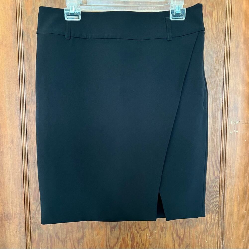 EUC Express Black Skirt Minimalist Pencil Corporate Womens 10 Basic Office Siren